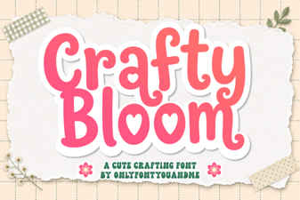 Crafty Bloom Font: Your Handcrafted Typography Toolkit