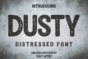 Dusty Fonts for Creative Design Projects