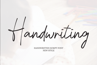 Artistic Scripts: Handwriting Fonts for Creative Projects