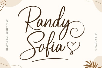 Explore Randy Sofia's Creative Font Designs